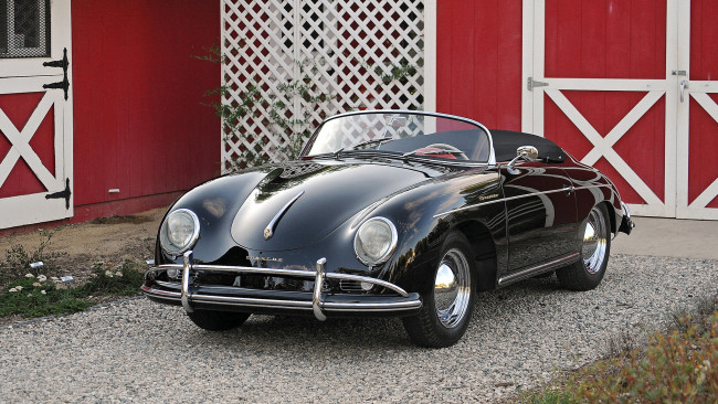 Обои картинки фото porsche, 356, автомобили, выставки, уличные, фото, германия, спортивные, dr, ing, h, c, f, ag, элитные