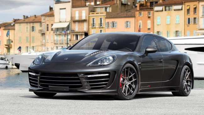 Обои картинки фото porsche, panamera, автомобили, выставки, уличные, фото, элитные, dr, ing, h, c, f, ag, германия, спортивные