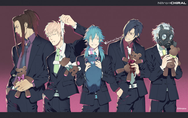 Обои картинки фото аниме, dramatical, murder, mink, aoba, ren, clear, koujaku, noiz