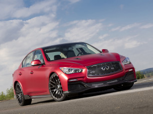 обоя автомобили, infiniti, q50, eau, rouge, concep, красный