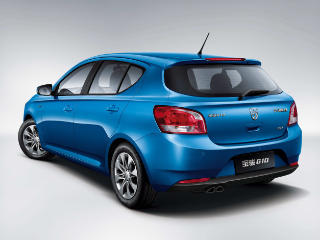 Обои картинки фото автомобили, baojun, синий, 610, 5