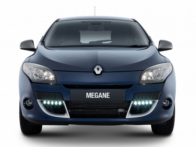 Обои картинки фото автомобили, renault, синий, au-spec, megane, sport