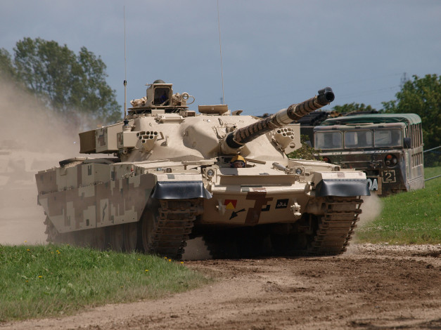 Обои картинки фото khalid, техника, военная техника, танк, бронетехника