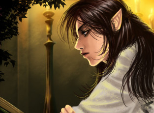 Картинка фэнтези эльфы профиль эльф парень арт laufey