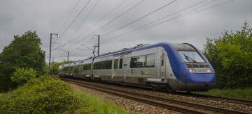 Картинка техника поезда железная дорога рельсы локомотив состав