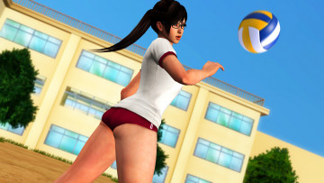 Картинка 3д+графика аниме+ anime девушка взгляд фон