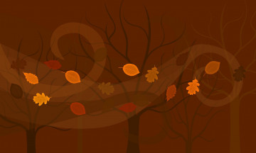 Картинка векторная+графика природа+ nature фон листья