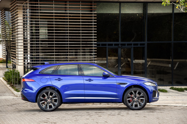 Обои картинки фото автомобили, jaguar, awd, s, 35t, 2016г, f-pace, za-spec