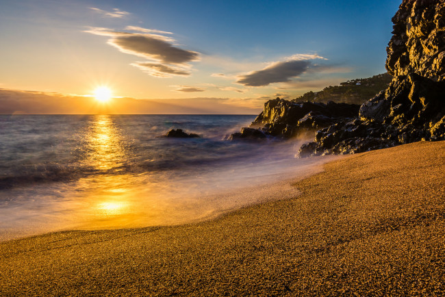 Обои картинки фото природа, восходы, закаты, рассвет