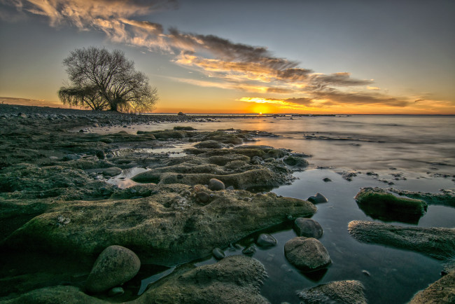 Обои картинки фото природа, восходы, закаты, рассвет