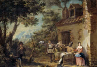 Картинка рисованное живопись картина сюжет валеро ириарте жанровая продажа дон кихота