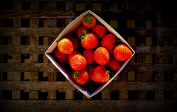 Картинка еда клубника +земляника плоды