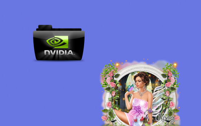 Обои картинки фото компьютеры, nvidia, логотип, фон