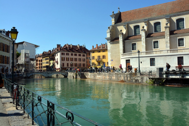 Обои картинки фото annecy france, города, - улицы,  площади,  набережные, annecy, франция