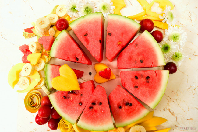 Обои картинки фото еда, арбуз, плоды