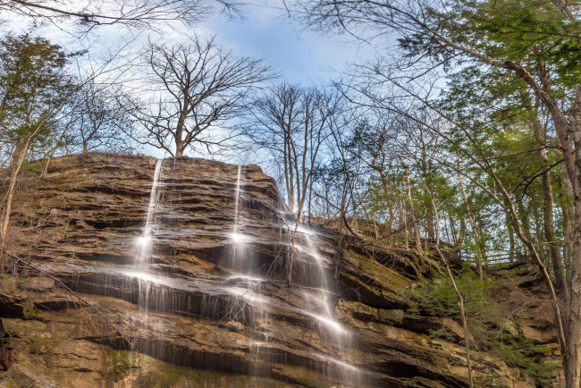 Обои картинки фото природа, водопады, простор