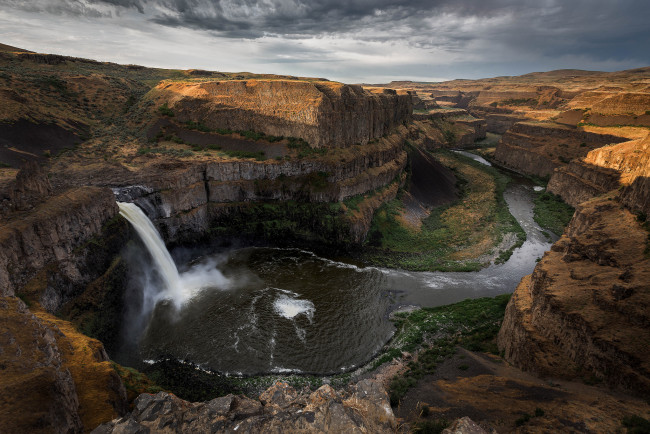 Обои картинки фото природа, водопады, простор