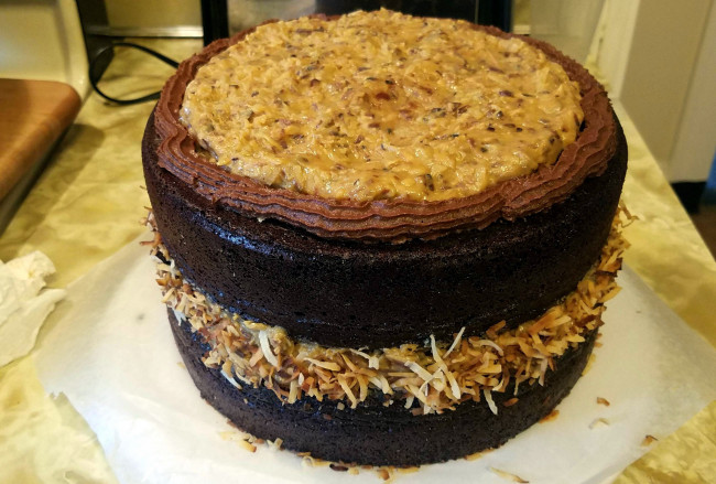 Обои картинки фото еда, торты, german, chocolate, cake