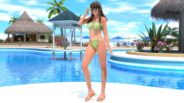 Картинка 3д+графика люди+ people девушка фон взгляд