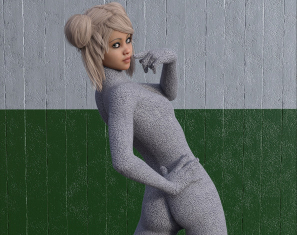 Обои картинки фото 3д графика, люди , people, взгляд, фон, девушка