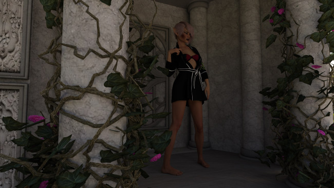 Обои картинки фото 3д графика, эльфы , elves, фон, эльфийка, взгляд