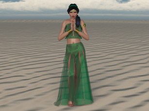 Картинка 3д+графика люди+ people девушка взгляд фон