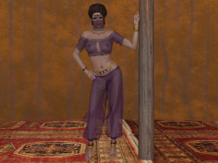 Картинка 3д+графика люди+ people девушка взгляд фон