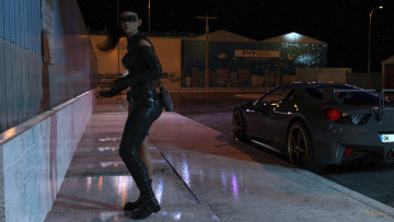 Картинка 3д+графика люди+ people девушка взгляд фон