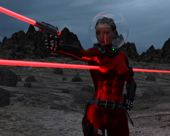 Обои картинки фото 3д графика, фантазия , fantasy, девушка, взгляд, фон