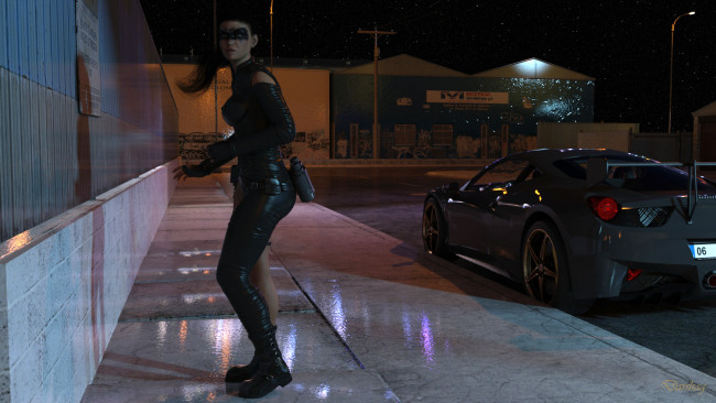 Обои картинки фото 3д графика, люди , people, девушка, взгляд, фон