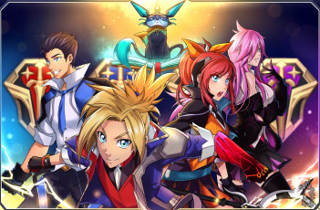 Картинка видео+игры league+of+legends команда персонажи