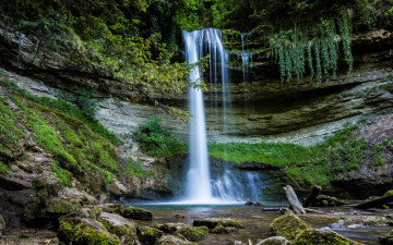 Картинка природа водопады поток водопад вода