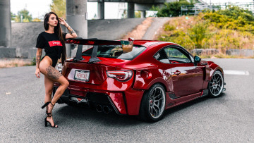 Картинка автомобили -авто+с+девушками scion frs