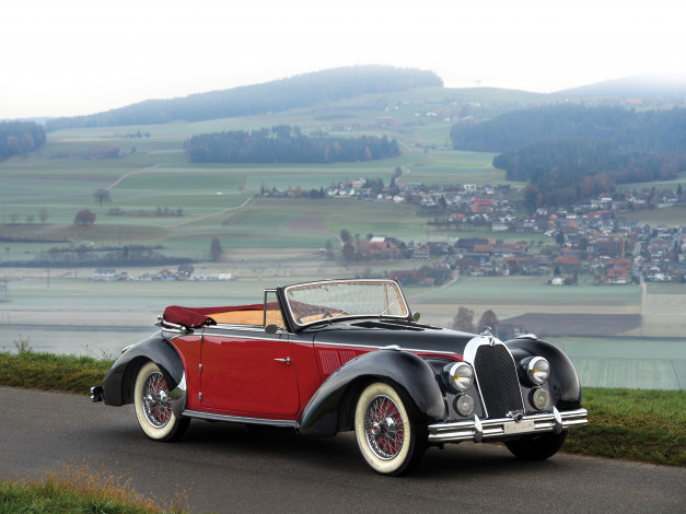 Обои картинки фото talbot-lago t26 record cabriolet, автомобили, talbot