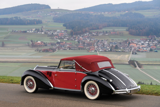 Обои картинки фото talbot-lago t26 record cabriolet, автомобили, talbot