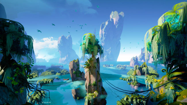 Обои картинки фото 3д графика, природа , nature, пейзаж