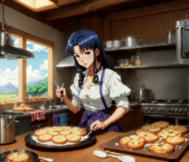 Картинка аниме город +улицы +интерьер +здания нейросети графика нейроарт ai art нейронные сети рисунки нейро искусство