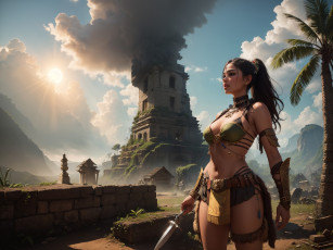 Картинка фэнтези девушки нейросети графика нейроарт ai art нейронные сети рисунки нейро искусство девушка