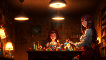 Картинка аниме город +улицы +интерьер +здания нейросети графика нейроарт ai art нейронные сети рисунки нейро искусство