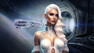 Картинка фэнтези девушки нейросети графика нейроарт ai art нейронные сети рисунки нейро искусство