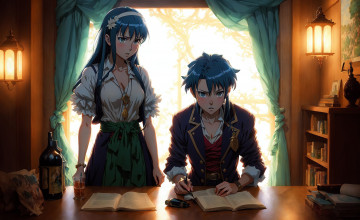 Картинка аниме unknown +другое+ нейросети графика нейроарт ai art нейронные сети рисунки нейро искусство