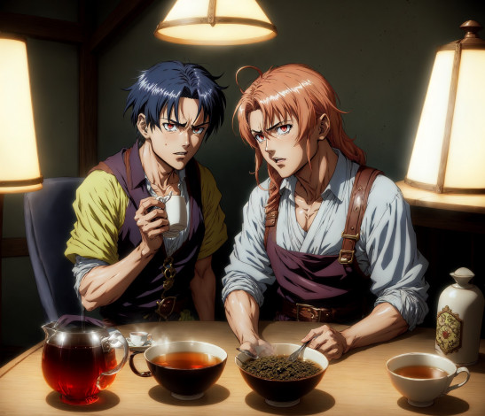 Обои картинки фото аниме, unknown,  другое , нейросети, графика, нейроарт, ai, art, нейронные, сети, рисунки, нейро, искусство