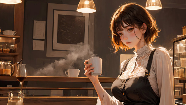 Обои картинки фото аниме, город,  улицы,  интерьер,  здания, нейросети, графика, нейроарт, ai, art, нейронные, сети, рисунки, нейро, искусство