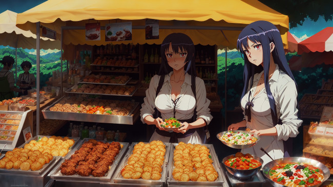 Обои картинки фото аниме, город,  улицы,  интерьер,  здания, нейросети, графика, нейроарт, ai, art, нейронные, сети, рисунки, нейро, искусство