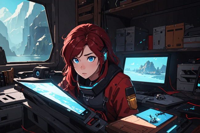 Обои картинки фото аниме, оружие,  техника,  технологии, нейросети, графика, нейроарт, ai, art, нейронные, сети, рисунки, нейро, искусство