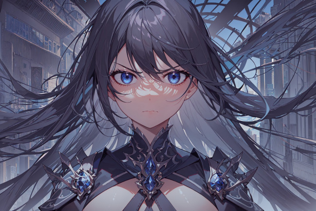 Обои картинки фото аниме, unknown,  другое , нейросети, графика, нейроарт, ai, art, нейронные, сети, рисунки, нейро, искусство