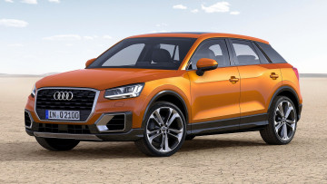 Картинка audi+q2 автомобили audi оранжевый пустыня
