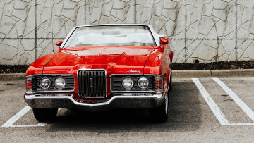 Картинка mercury+cougar автомобили mercury красный парковка стена
