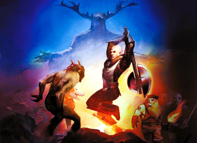 Обои картинки фото видео игры, myth 3,  the wolf age, персонажи, звери, топор