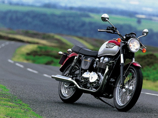 Обои картинки фото мотоциклы, triumph